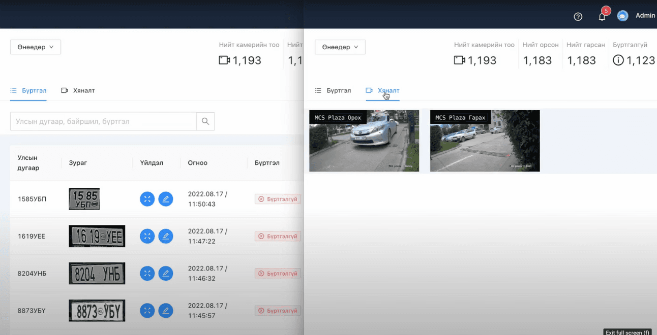 Vehicle license plate recognition solution using camera and image processing